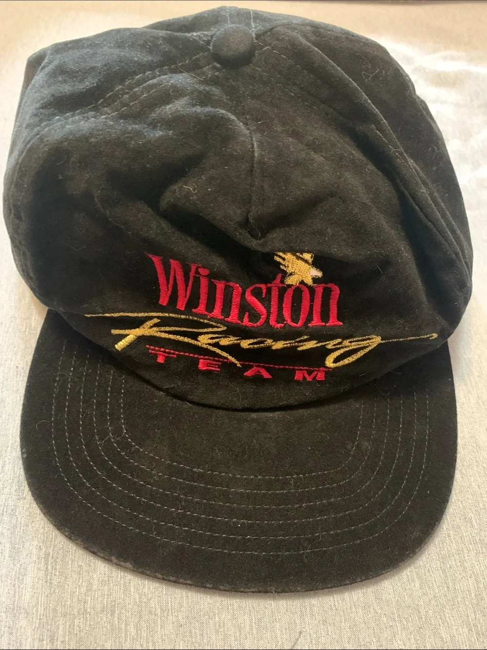 Black Velvet Winston Racing Team Snapback Hat